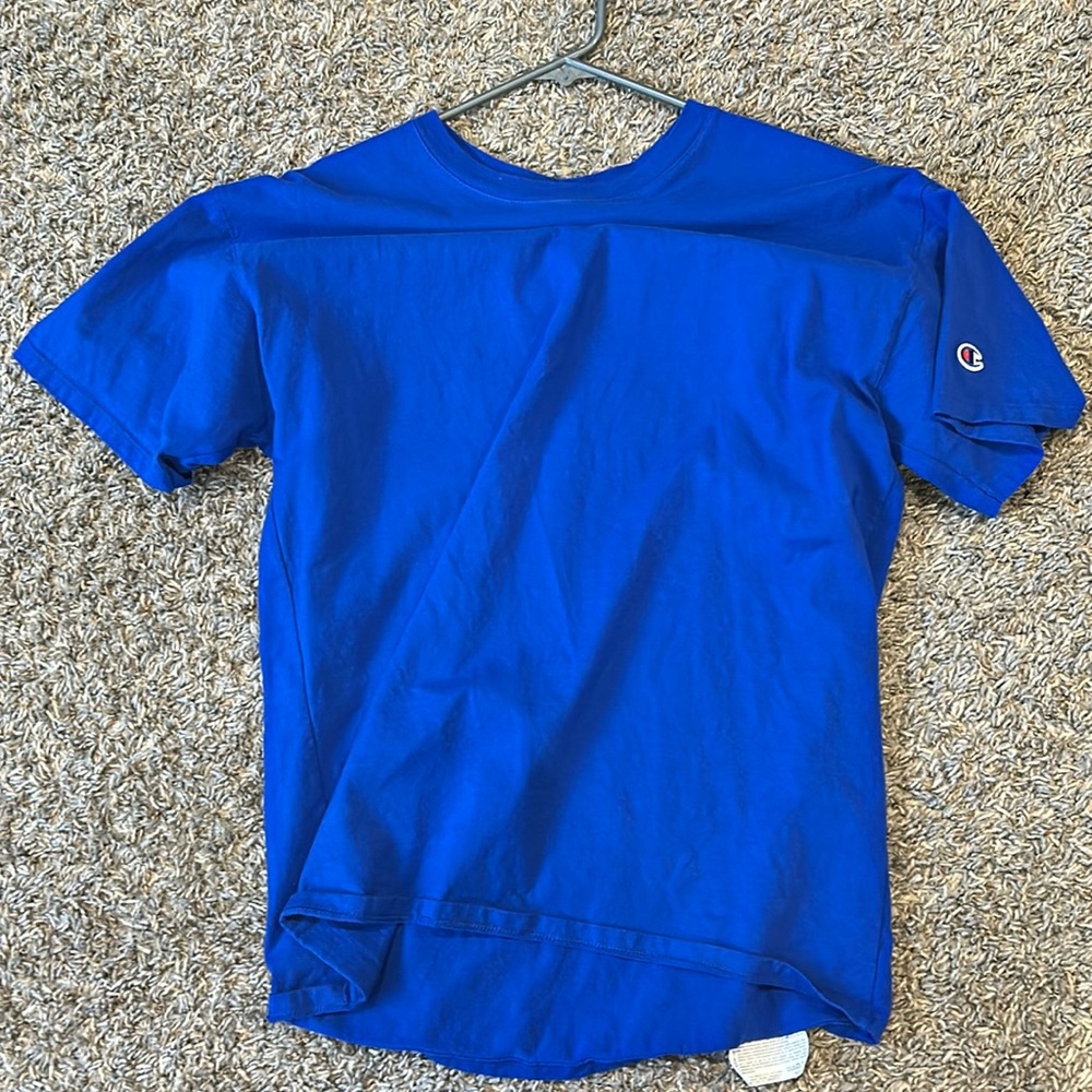 blue champion shirt